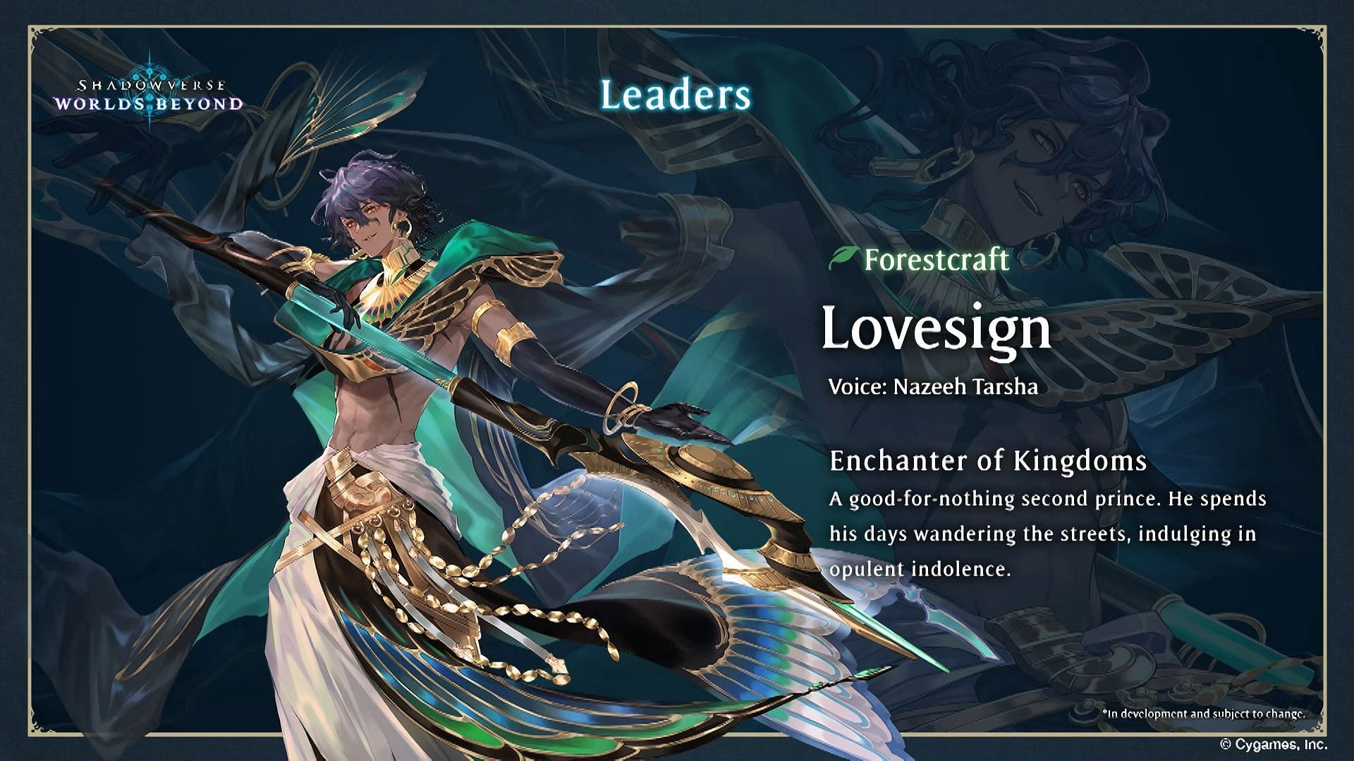 Rorectcraft's leader: Lovesign (Image via Cygames)